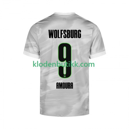 VfL Wolfsburg Mohamed Amoura 9 Borte Fotballdrakt 2025/26 Kortermet
